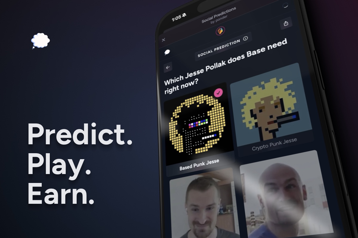 Ponder - Predict The Crowd - Farcaster Mini Apps
